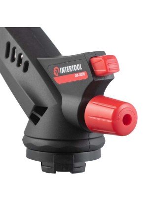 Горелка газовая, пьезозажигание, регулятор INTERTOOL GB-0028