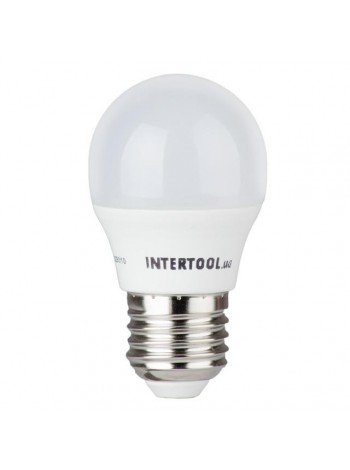Світлодіодна лампа LED 5Вт, E27, 220В, INTERTOOL LL-0112