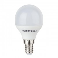 Светодиодная лампа LED 5Вт, E14, 220В, INTERTOOL LL-0102