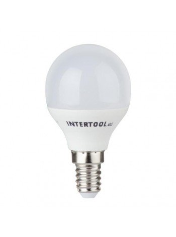 Светодиодная лампа LED 5Вт, E14, 220В, INTERTOOL LL-0102