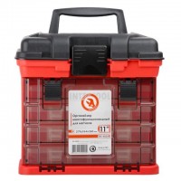 Органайзер для метизів з висувними секціями 11", 279*184*260 мм INTERTOOL BX-4020