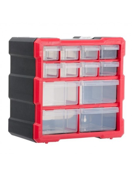 Органайзер 10,5" 265*260*160мм, 12 клітинок. INTERTOOL BX-4024