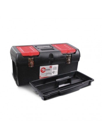 Ящик для инструмента с металлическими замками 24" 610х255х251мм, Intertool BX-1024