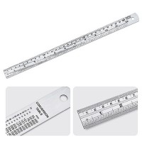 Линейка из нержавеющей стали 300мм/12"  TOPTUL IABA0300