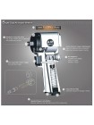 Пневмогайковерт 1/2" 678 Nm 9500об/хв 1,65 кг супер-короткий TOPTUL KAAQ1650