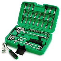 Набор инструмента комбинированный 1/4"  51ед.  Toptul GCAI5101