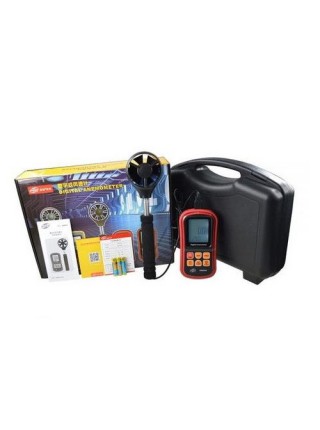 Анемометр (вимірювач потоку повітря) 0,3-45м/с, 0-45°C BENETECH GM8909