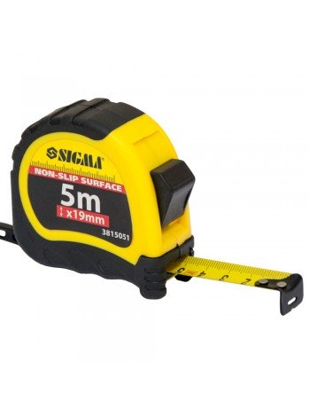 Рулетка shiftlock 5м*19мм Sigma (3815051)