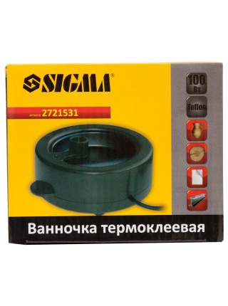 Ванночка термоклеевая з тефлоновим покриттям 100Вт Sigma (2721531)