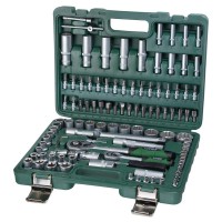 Набір насадок торцевих і біти 1/4", 1/2" 108шт (12 граней) Grad (6004575)