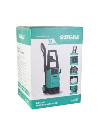 Мойка 1800Вт max 140bar 7 л/мин + турбонасадка Sigma 5342081