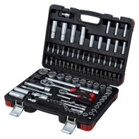 Набор насадок торцевых и биты1/4" 1/2" 94шт CrV Taiwan Ultra Sigma 6003142