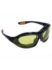 Набір окуляри захисні з обтюратором і змінними дужками Super Zoom anti-scratch, anti-fog (бурштин) Sigma (9410921)