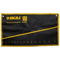 Чохол для гайкових ключів 15шт Sigma (6011091)