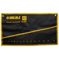 Чохол для гайкових ключів 15шт Sigma (6011091)