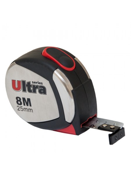 Рулетка магнітна, нейлонове покриття 8м*25мм Ultra (3822082)