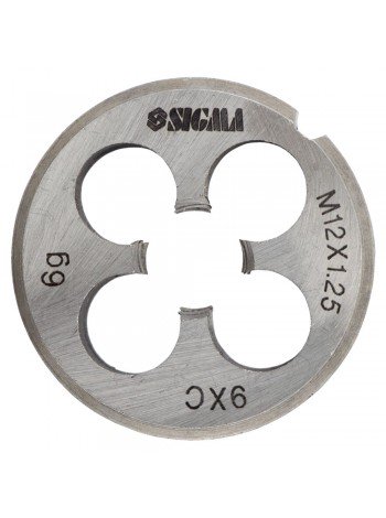 Плашка М12×1,25мм Sigma (1604331)