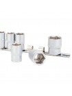 Набор насадок шестигранных 1/2" на планке 10шт CrV Sigma (6003681)