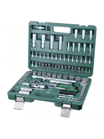 Набор насадок торцевых и биты 1/4", 1/2" 94шт (12 граней) Grad (6004565)
