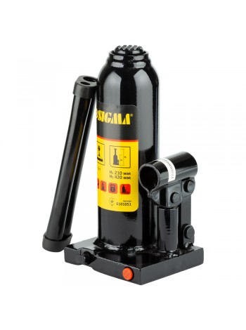 Домкрат гидравлический бутылочный Sigma 5т H 216-413мм (6101051)