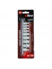 Набір насадок Torx (4шт 1/4" 4шт 3/8") з перехідником CrV ULTRA (6086012)