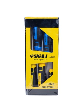 Набір викруток 5шт CrV Mega Sigma (4009021)