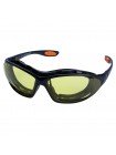 Набір окуляри захисні з обтюратором і змінними дужками Super Zoom anti-scratch, anti-fog (бурштин) Sigma (9410921)