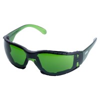 Очки защитные c обтюратором Zoom anti-scratch, anti-fog (зеленые) Sigma 9410881