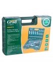 Набор насадок торцевых и биты 1/4", 1/2" 108шт (12 граней) Grad (6004575)