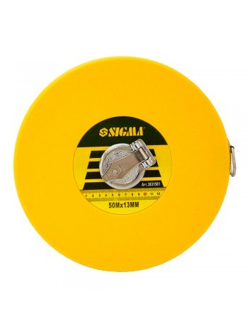 Рулетка скловолокно 50м.*13мм Sigma (3831501)