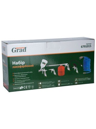 Набор лакокрасочный 5шт с в/б GRAD (6791015)