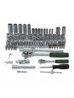 Набор насадок торцевых и биты 1/4", 1/2" 108шт (12 граней) Grad (6004575)