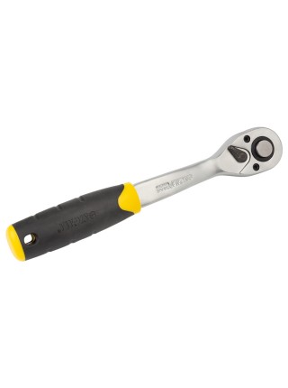 Ключ-тріскачка з вигнутою ручкою 1/2" 250мм 72T CrV Sigma (6050091)