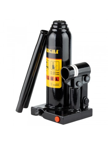 Домкрат гидравлический бутылочный Sigma 3т H 194-372мм (кейс) (6102031)