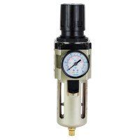 Фильтр-влагоотделитель с редуктором и манометром 4000л/мин 1/2 Refine Sigma 7034171
