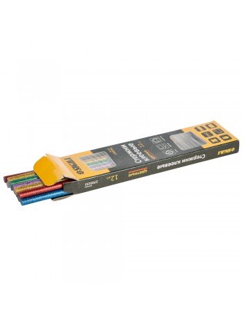 Набір стержнів клейових Ø8*200мм 12шт 0,2 кг (кольорові) Sigma (2703151)