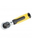 Ключ-трещотка двухсторонняя укороченная 1/4"-1/2" 145мм 72T CrV Sigma (6050251)