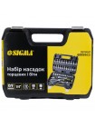 Набор насадок торцевых и бит 1/4" 46шт CrV mid Sigma (6003511)