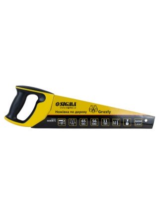 Ножівка по дереву 400мм 11TPI Grizzly Sigma (4400871)
