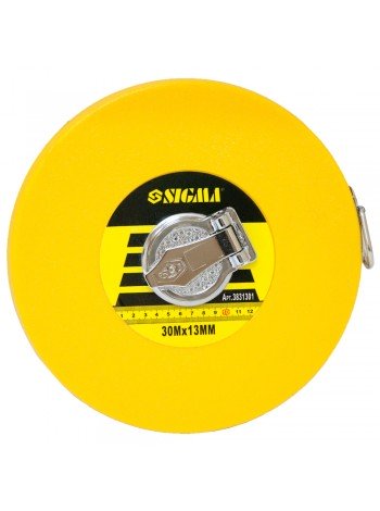 Рулетка стекловолокно 30м*13мм Sigma (3831301)