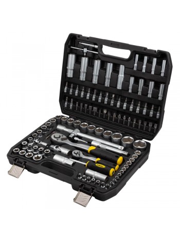 Набор насадок торцевых и бит 1/4", 1/2" 108шт CrV mid Sigma (6003771)