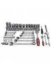 Набор насадок торцевых и биты 1/4", 1/2" 82шт CrV ULTRA (6001142)
