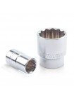 Набор 12-гранных головок на планке TOPTUL 12-гр. 1/2" 15ед. 8-24мм GAAQ1602U-12