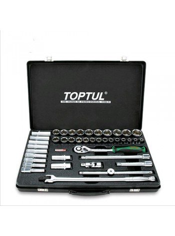 Набор инструмента комбинированный 1/2" (короткие+длинные головки)  Toptul GCAD4102