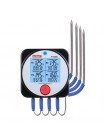 Термометр пищевой электронный 4-х канальный Bluetooth, -40-300°C WINTACT WT308B