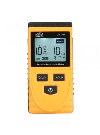 Тестер для вимірювання опору поверхні (1kΩ ~1000ГΩ) BENETECH GM3110