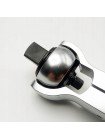 Тріскачка 1/2" з шарніром (360°) TOPTUL 72 зубця укорочена 1/4"х1/2" CJMM1616