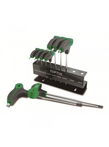 Набір ключів TORX з ручкою L-обр. TOPTUL T10-T50 9ед. GAAX0901