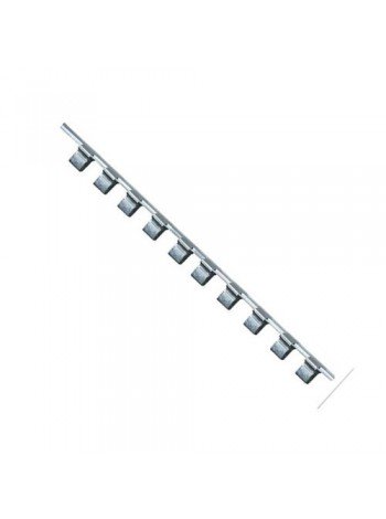 Планка-держатель для головок TOPTUL 1/4"*260*12шт BKAC0812