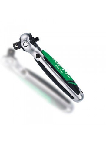 Тріскачка 1/2" з шарніром (360°) TOPTUL 72 зубця укорочена 1/4"х1/2" CJMM1616